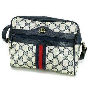 Vintage Gucci Crossbody Bag Purse GG Web Supreme